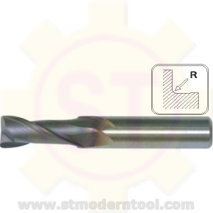 EM822 STK เอ็นมิลคาร์ไบท์ X-POWER เคลือบ TiALN-COATE 2 ฟัน (R เป็นมุมมน)