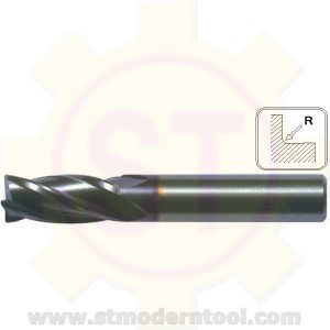 EM824 STK เอ็นมิลคาร์ไบท์ X-POWER เคลือบ TiALN-COATE 4 ฟัน (R เป็นมุมมน)