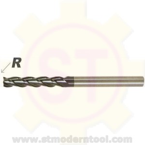 EM993 STK  เอ็นมิลเคลือบเพชร สำหรับกราไฟส์ 3 ฟัน รุ่นยาว R เป็นมุมมน