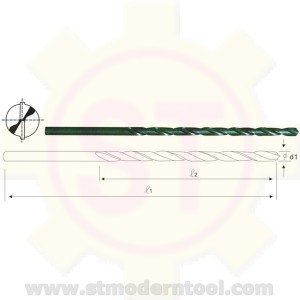 TD124 HSS ดอกสว่านก้านกลม รุ่นยาวพิเศษ