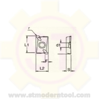 DELFER มีดเล็บ ADKT 1505PDR RK40G