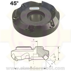 SE545 หัวปาด  45 องศา