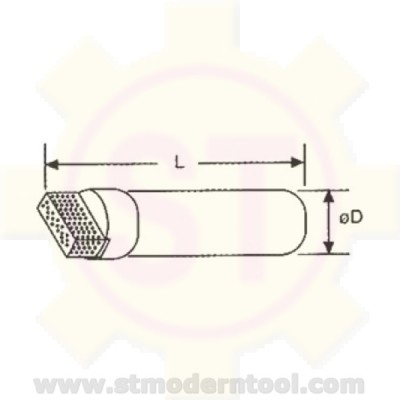 เพชรแต่งหน้าหินเจียร์ หน้าเหลี่ยม  (ชนิดฝังหลายเม็ด)